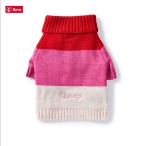 Mark & Graham dog sweater (S)